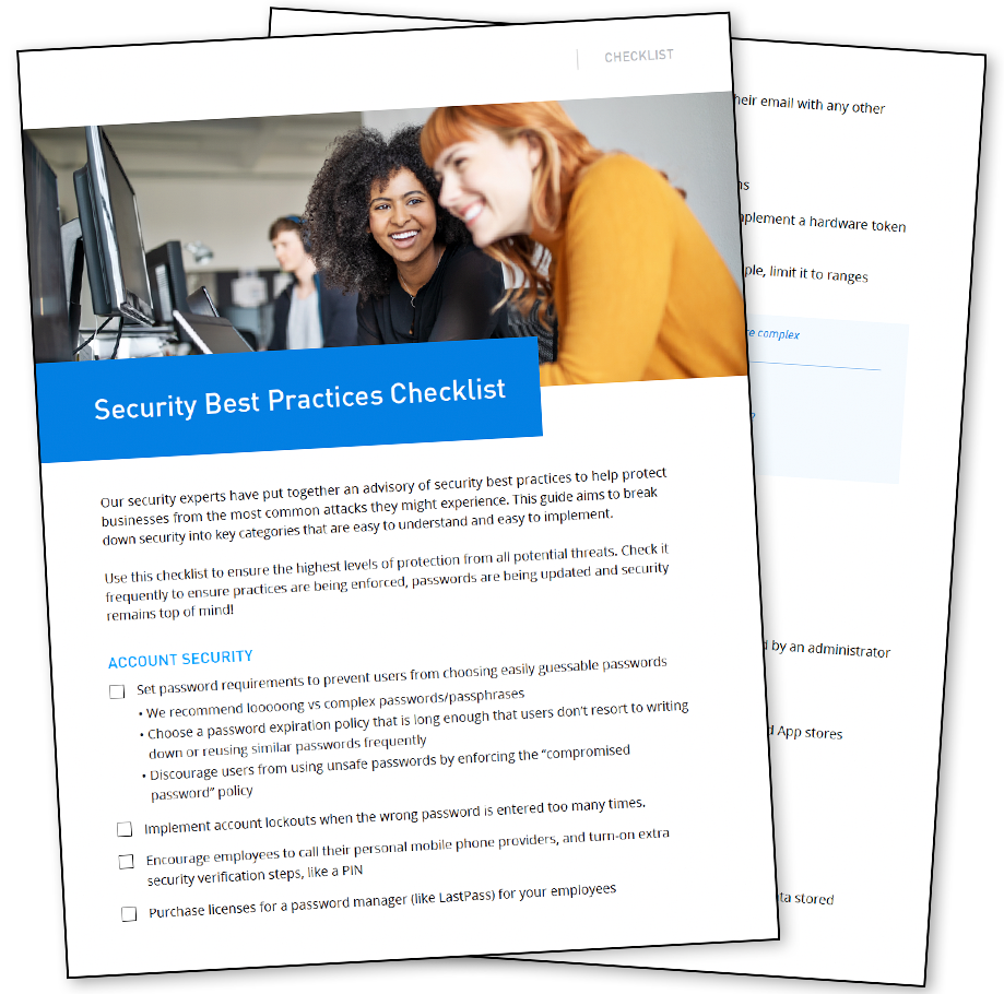 Security Best Practices Checklist