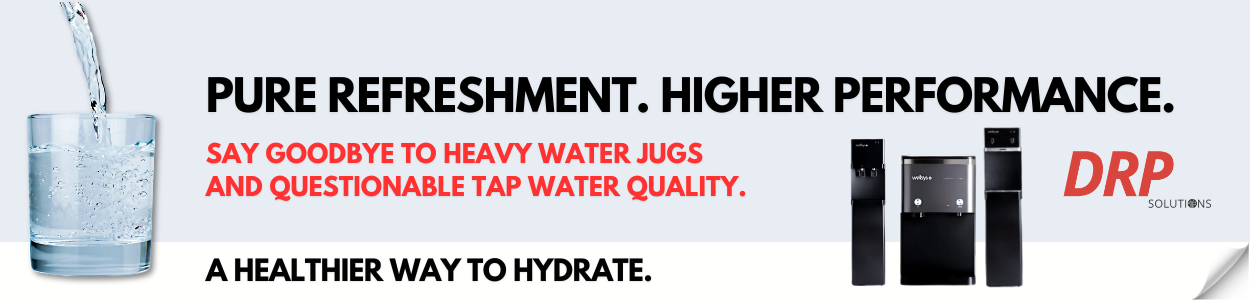 DRP WATER DISPENSER BANNER DRP WATER DISPENSER BANNER